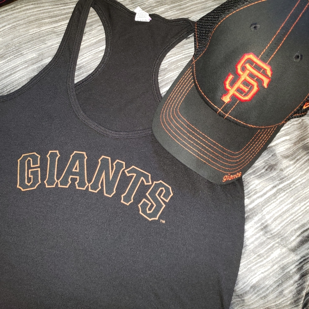 SF Giants tank and ball cap